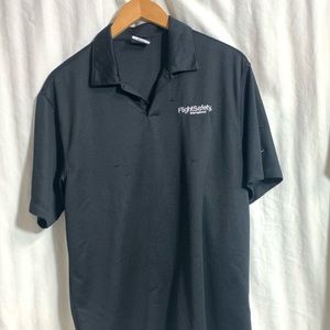 Flightsafety polyester Nike sport polo